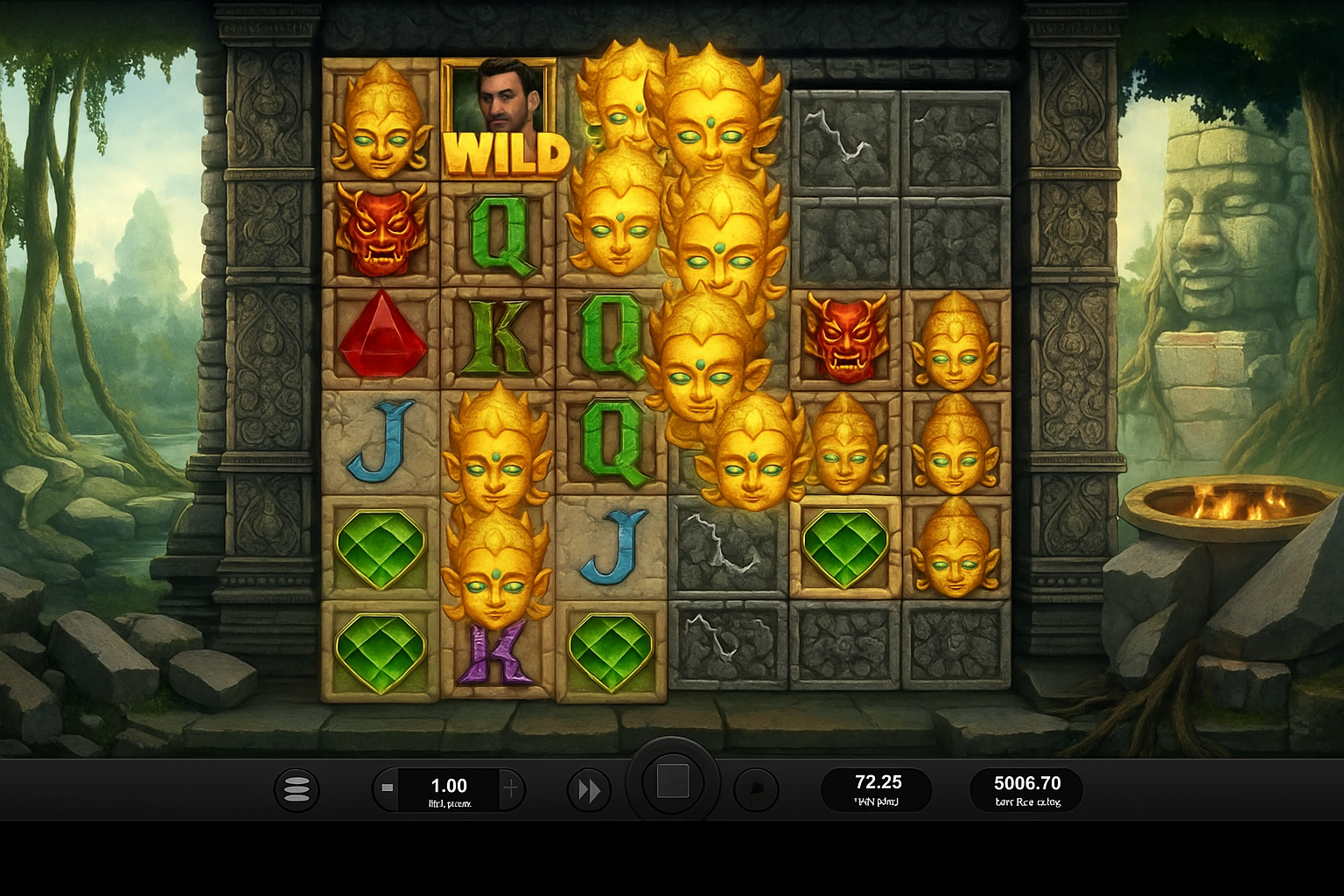 Temple Tumble gameplay